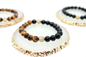 Tigers 🐯 Eye & Black Tourmaline Set