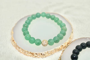 Onyx & Green Aventurine Set