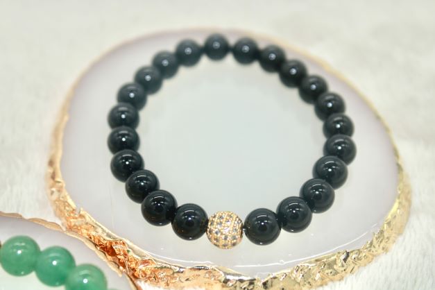 Onyx & Green Aventurine Set