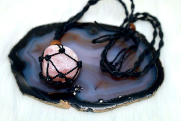 Pink Calcite Necklace